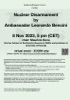 Science4Peace Forum: Nuclear disarmament - discussion with Ambassador L. Bencini