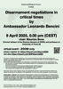 Science4Peace: Disarmament negotiations in critical times
