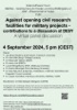 Science4Peace: Against the opening civil research facilities for military projects - contributions to a discussion at DESY